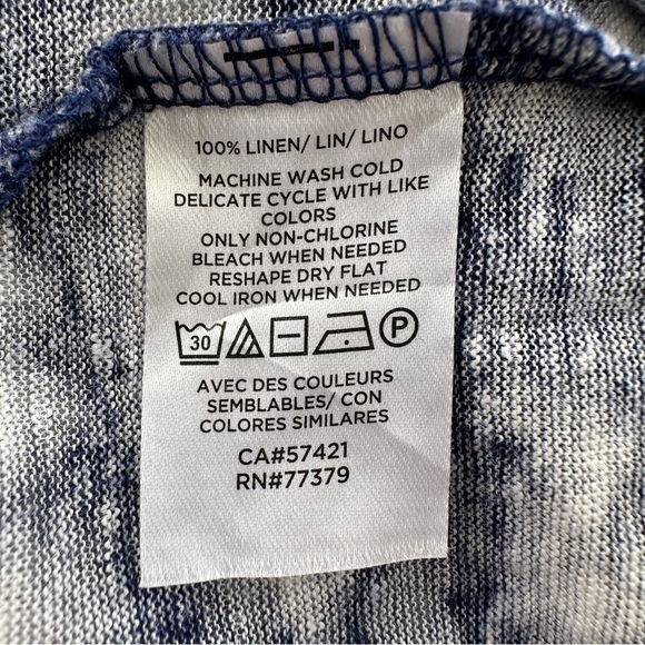 Ann Taylor t-shirt with crew neck & short sleeves, in ๐ฏ linen - Picture 9 of 9